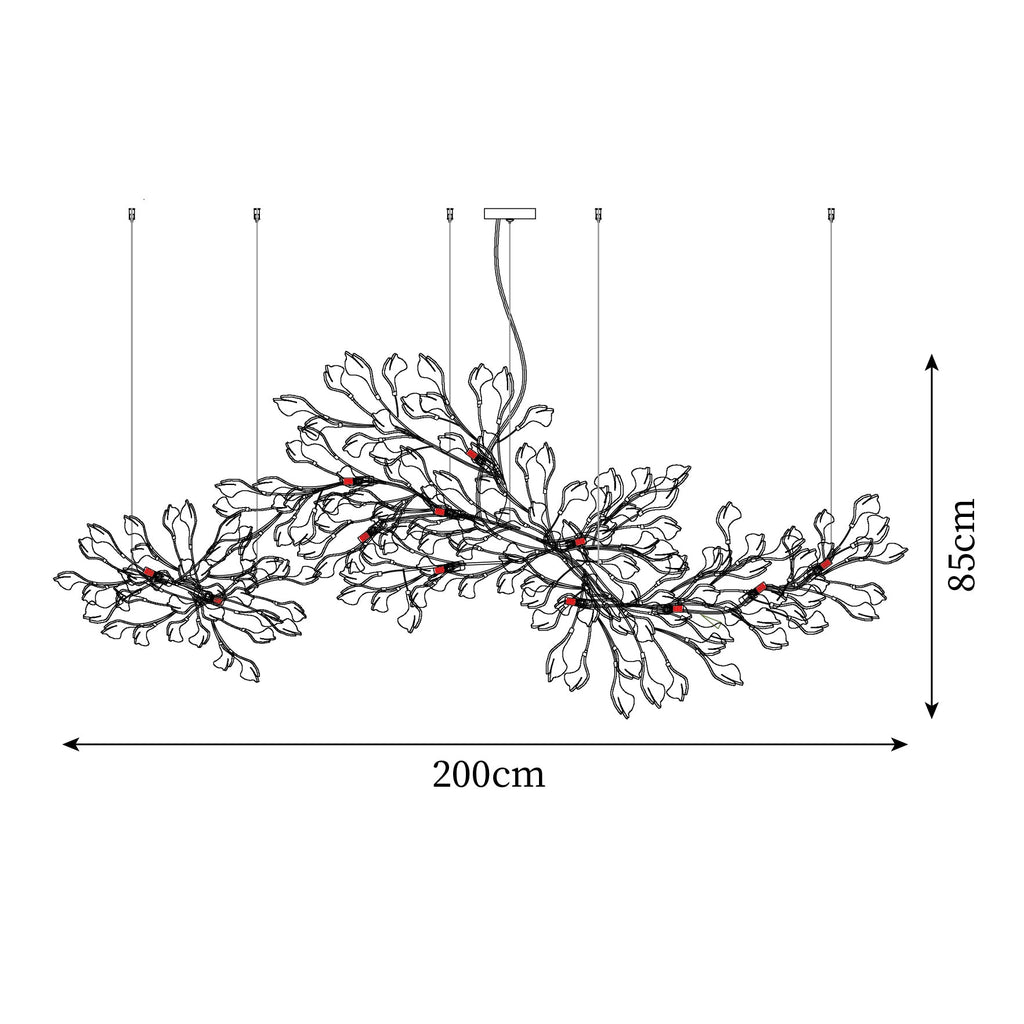 Gingko Long Version Chandelier