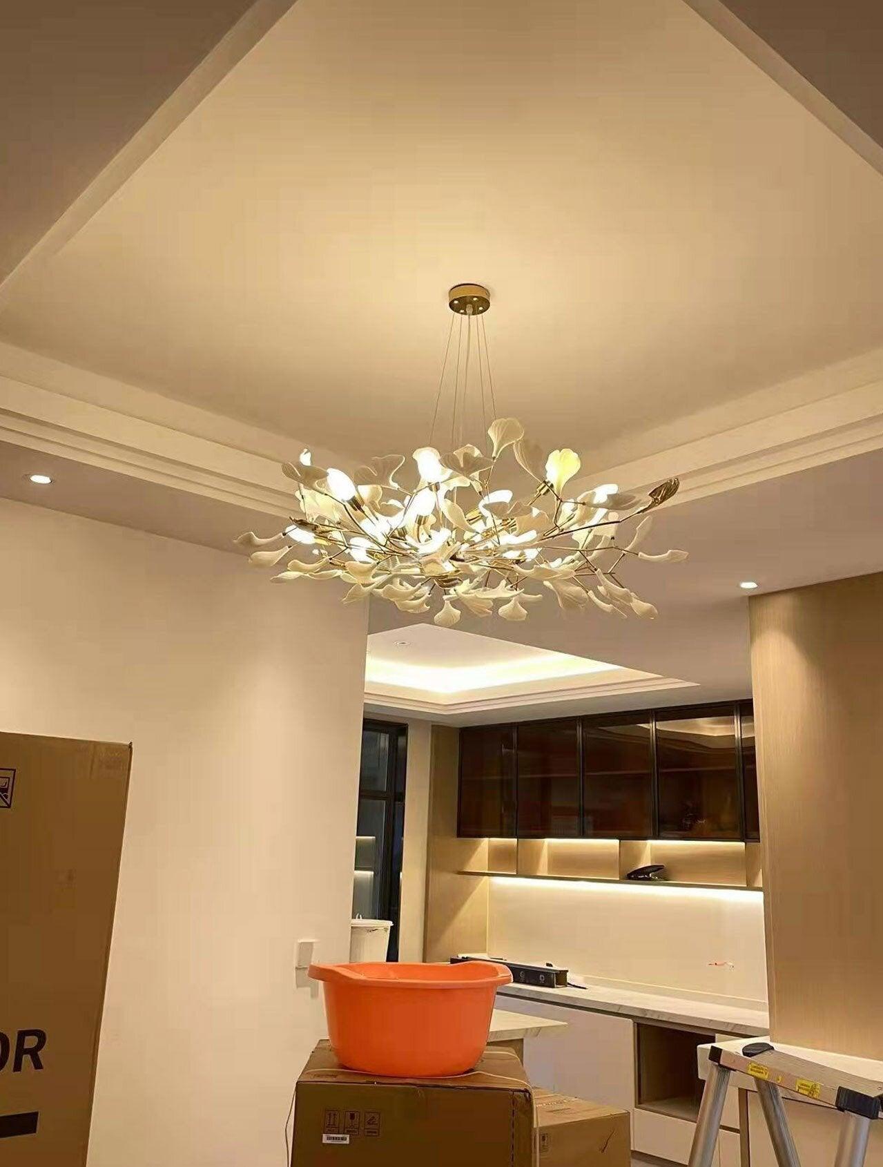 Gingko Chandelier B Style