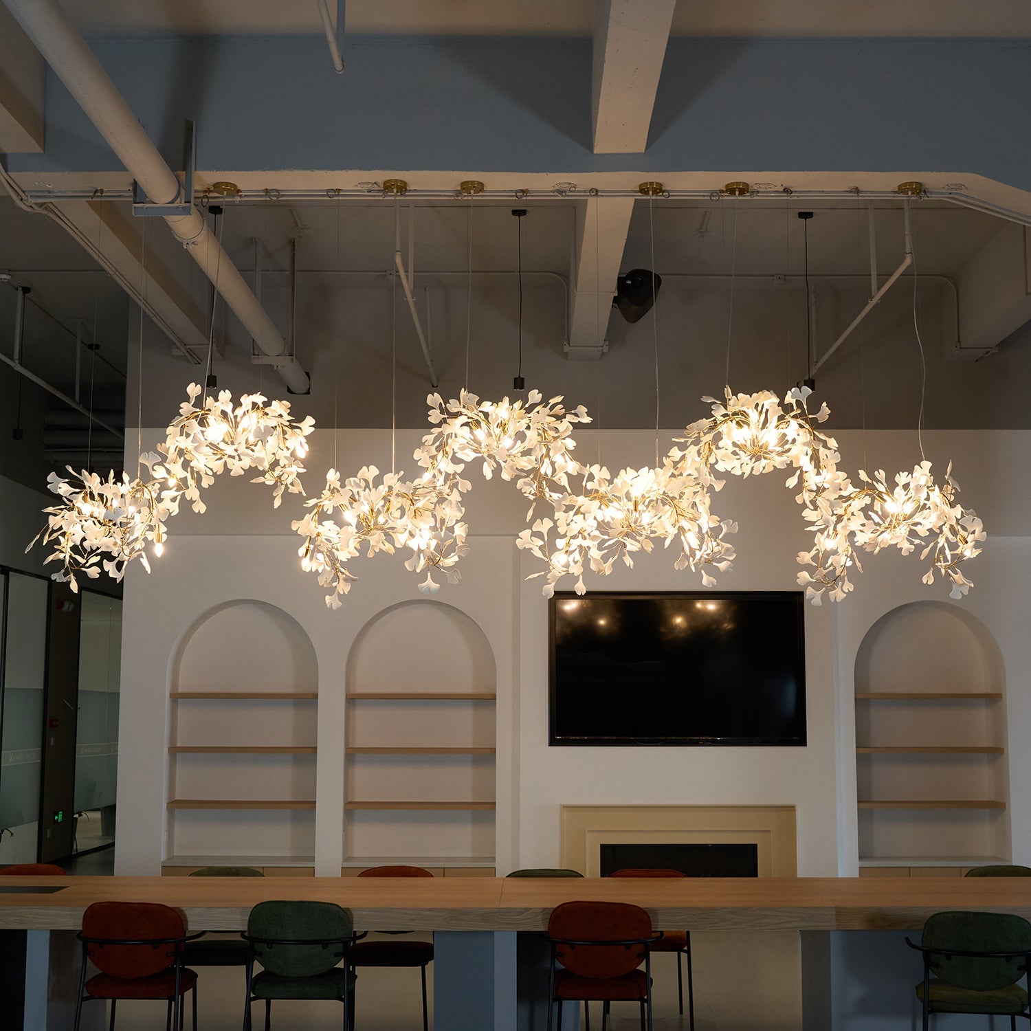 Gingko Chandelier C Style