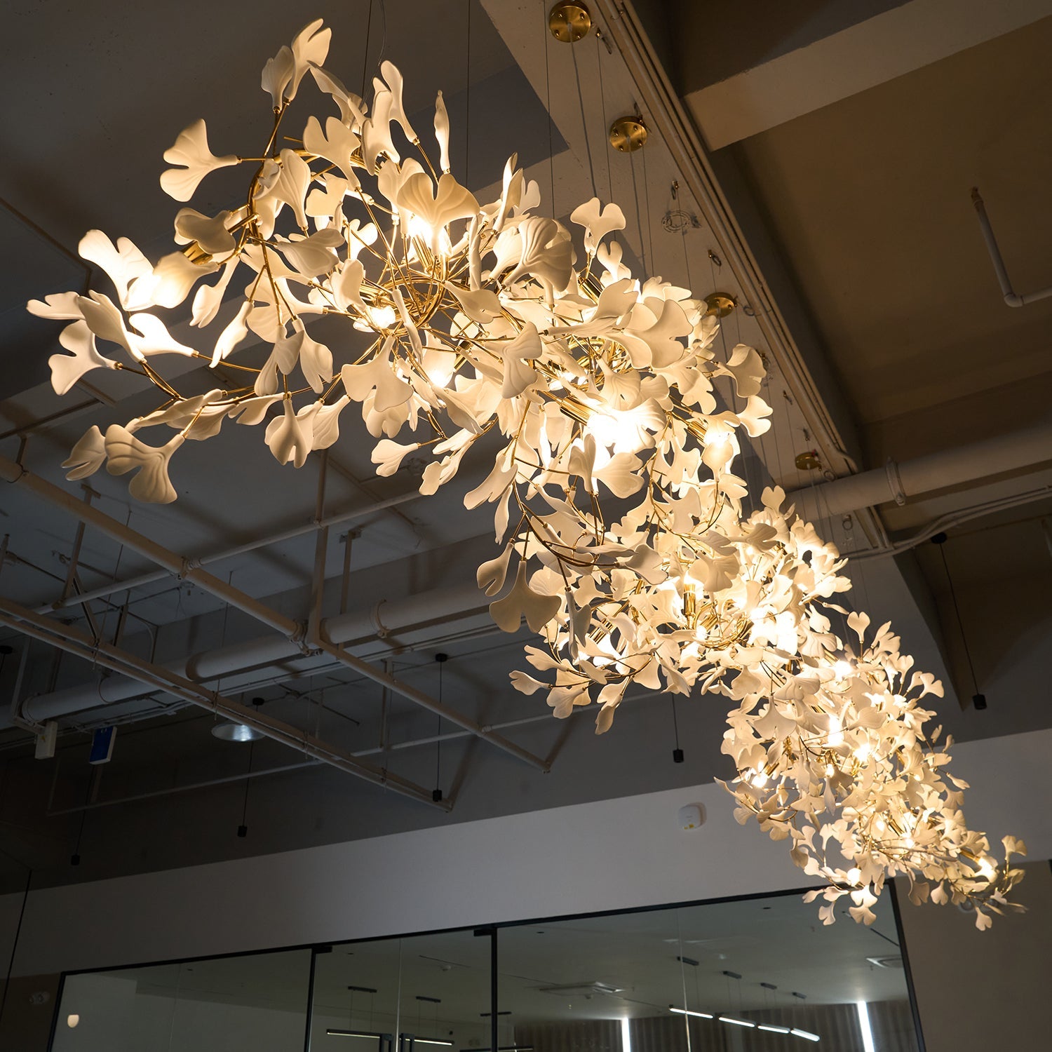 Gingko Chandelier C Style