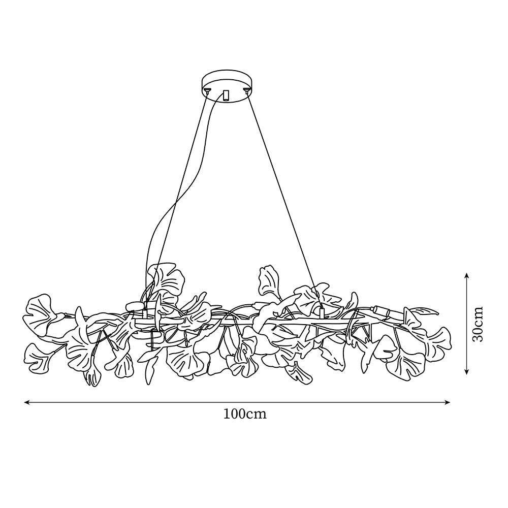 Gingko Chandelier M Style