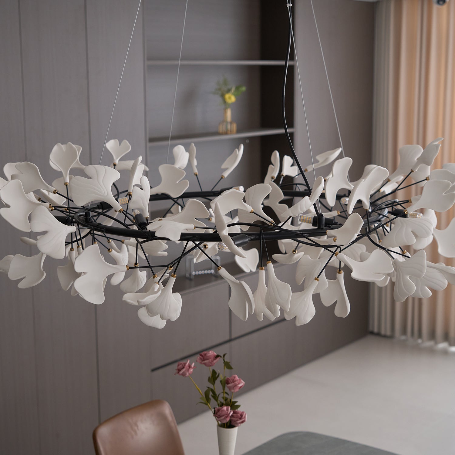 Gingko Chandelier O Style