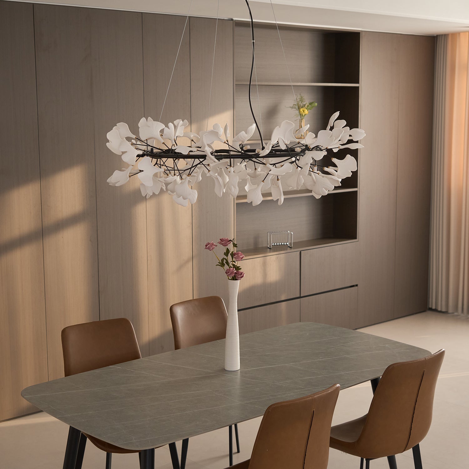 Gingko Chandelier O Style