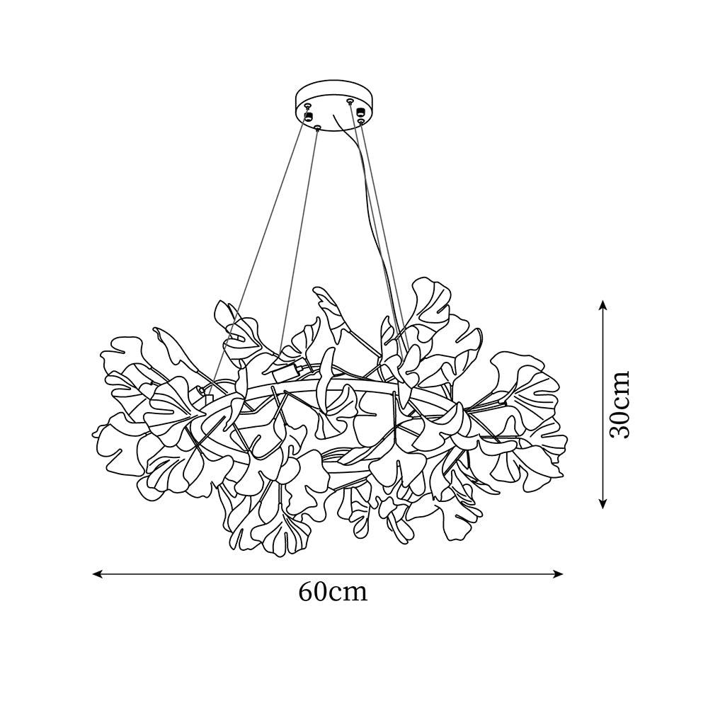 Gingko Chandelier O Style