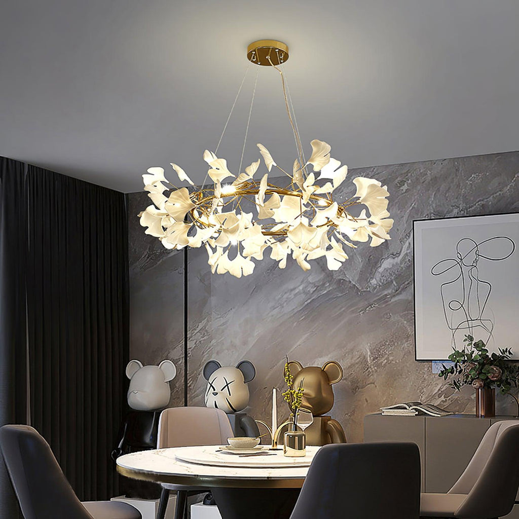 Gingko Chandelier O Style