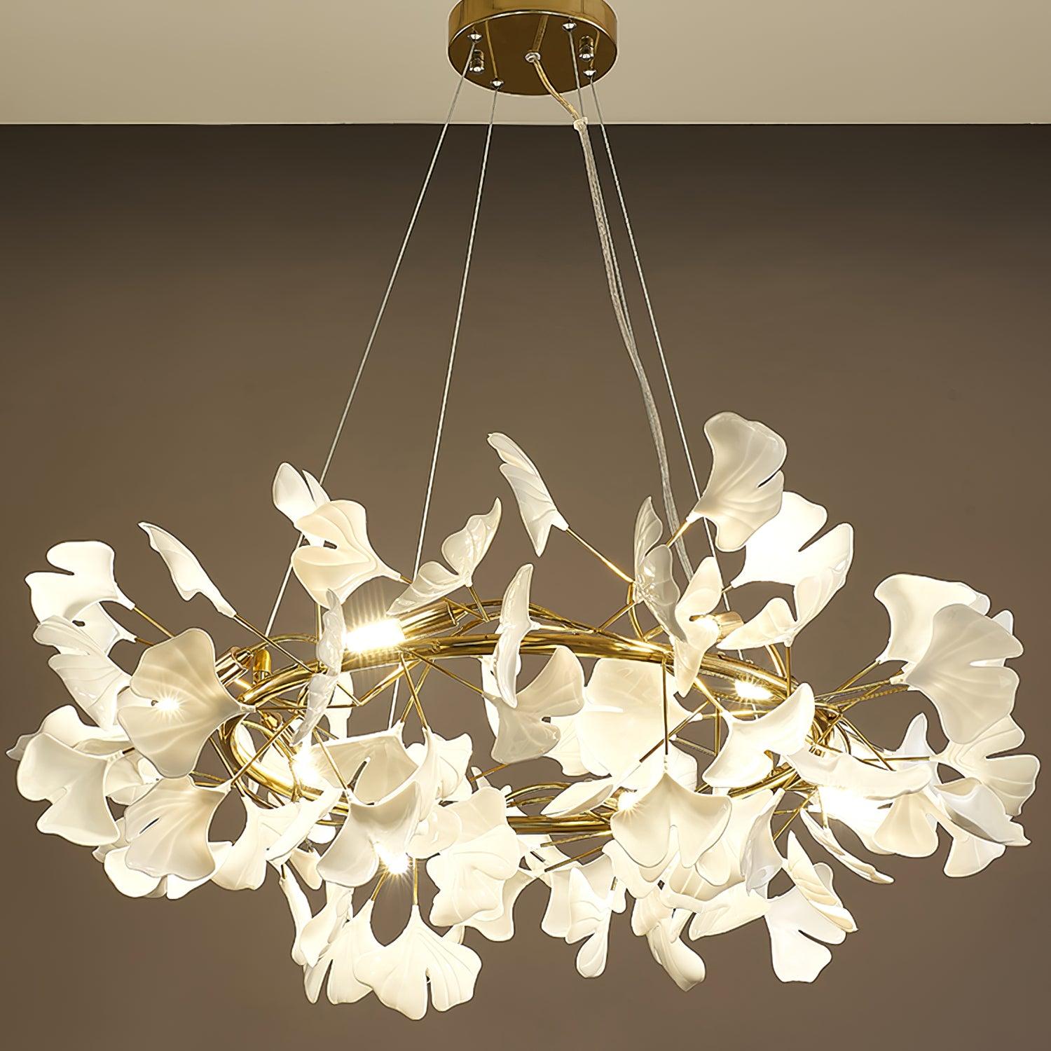 Gingko Chandelier O Style