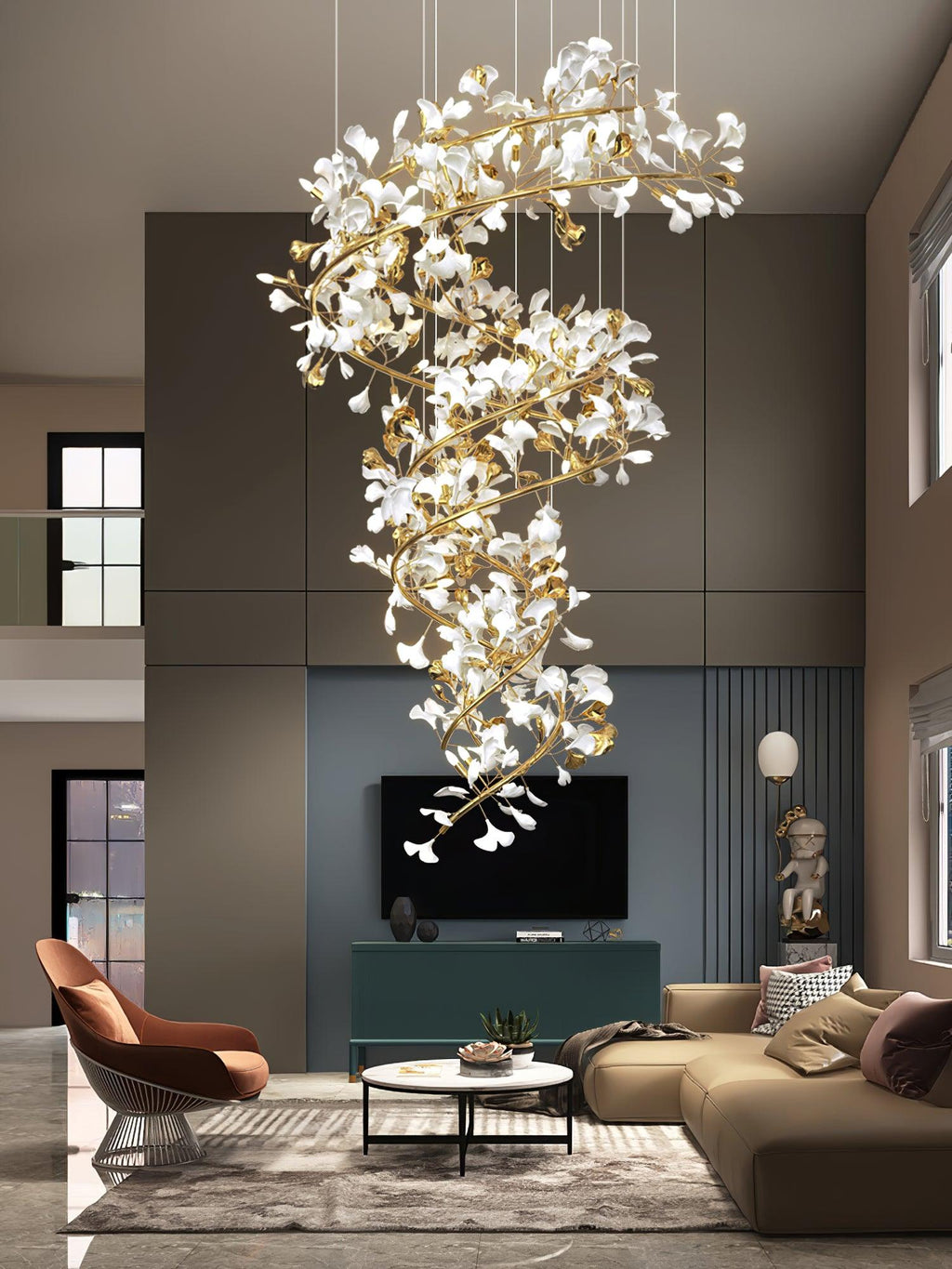 Gingko Chandelier Q Style
