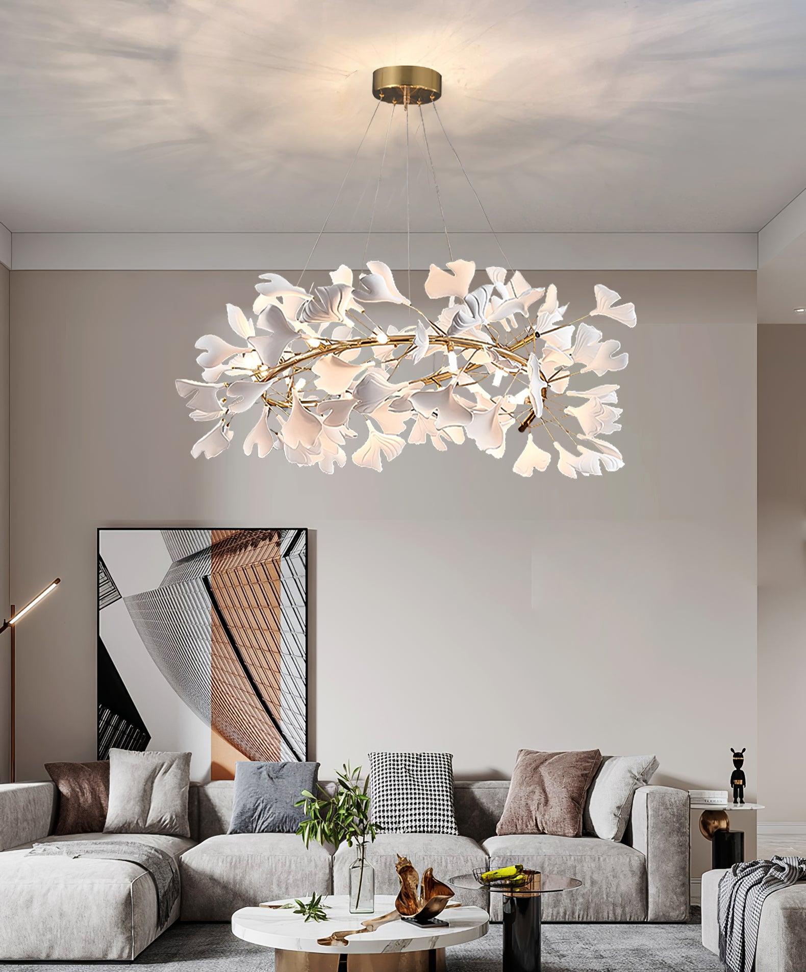 Gingko Chandelier U Style