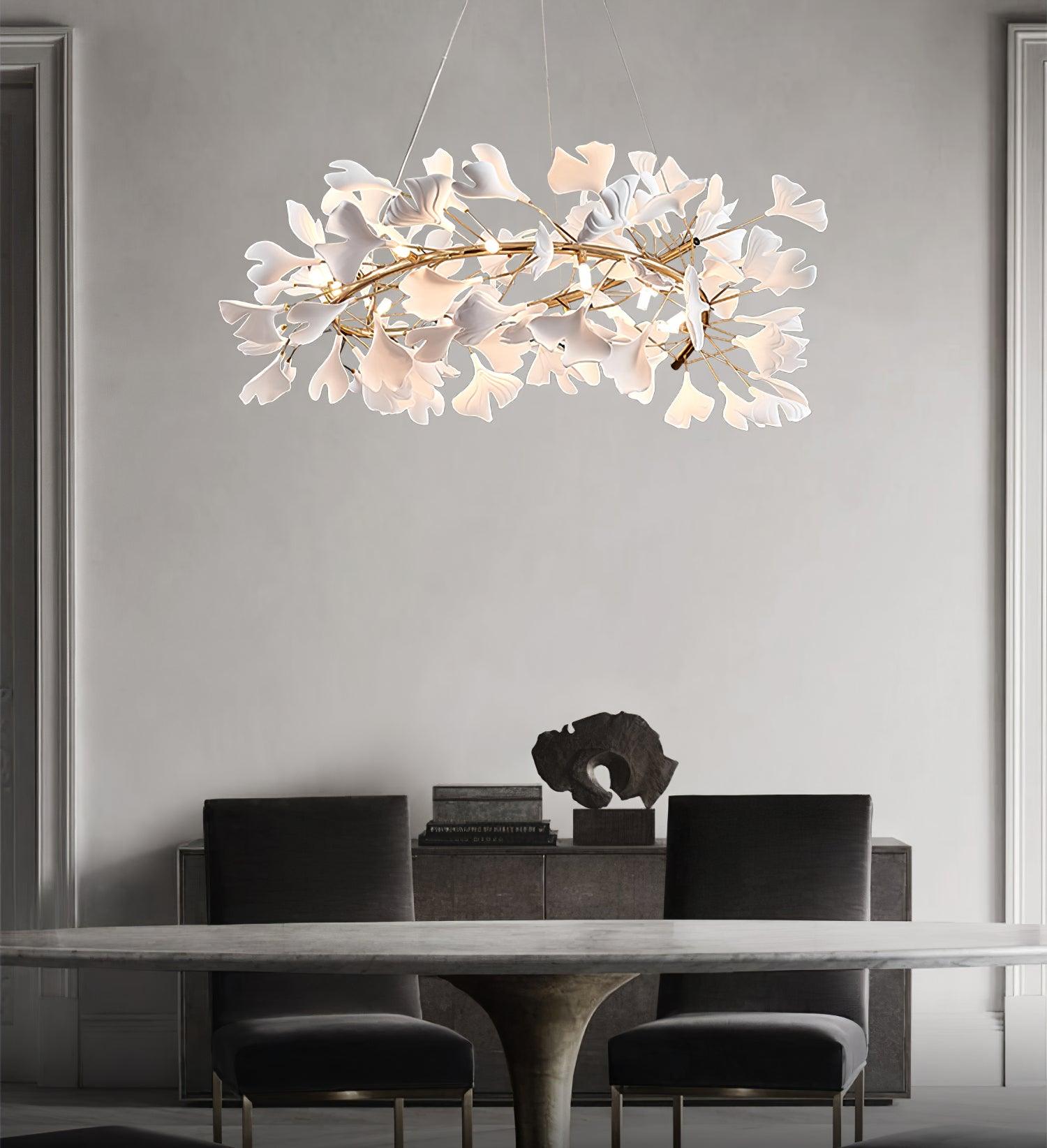 Gingko Chandelier U Style