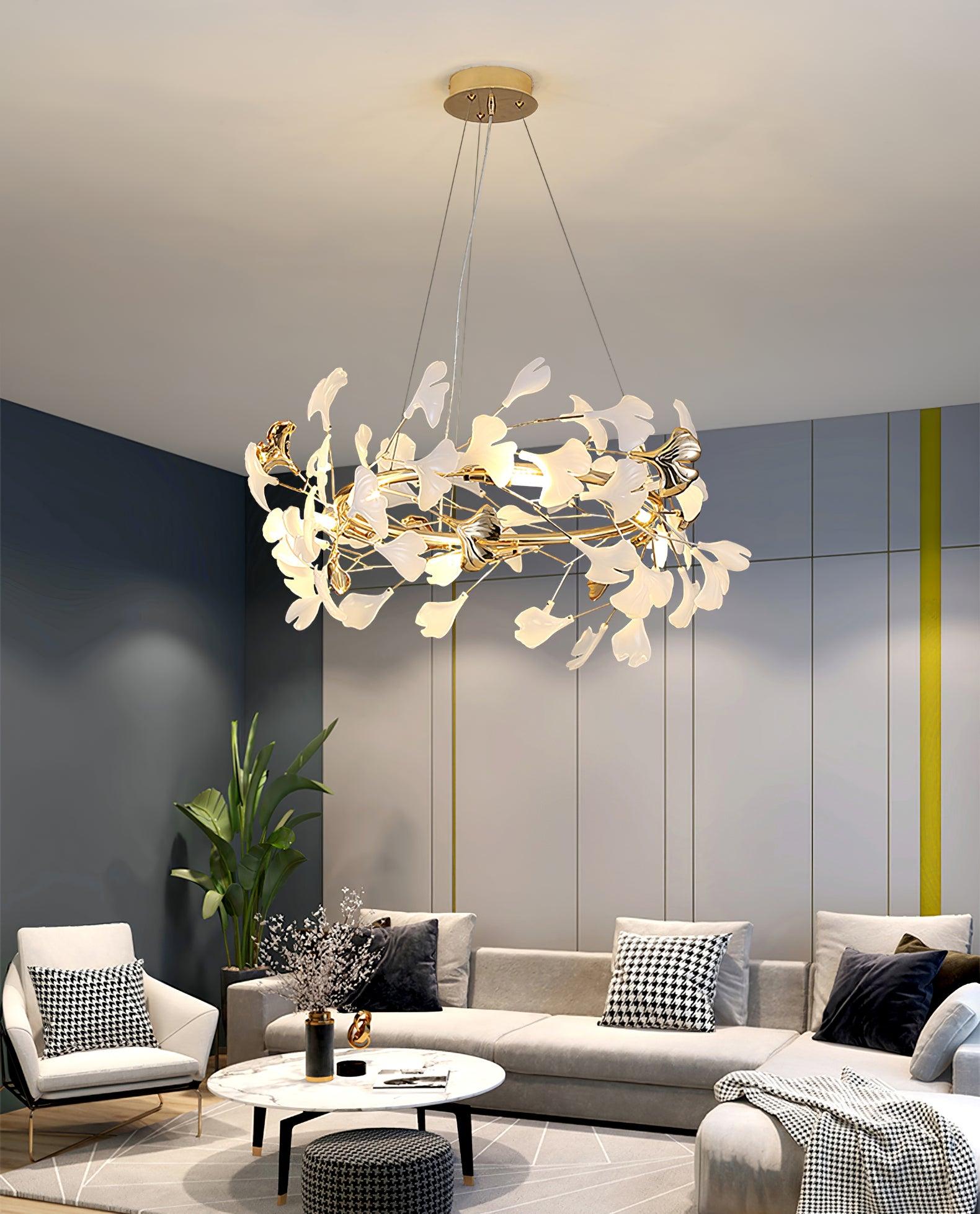 Gingko Chandelier U Style