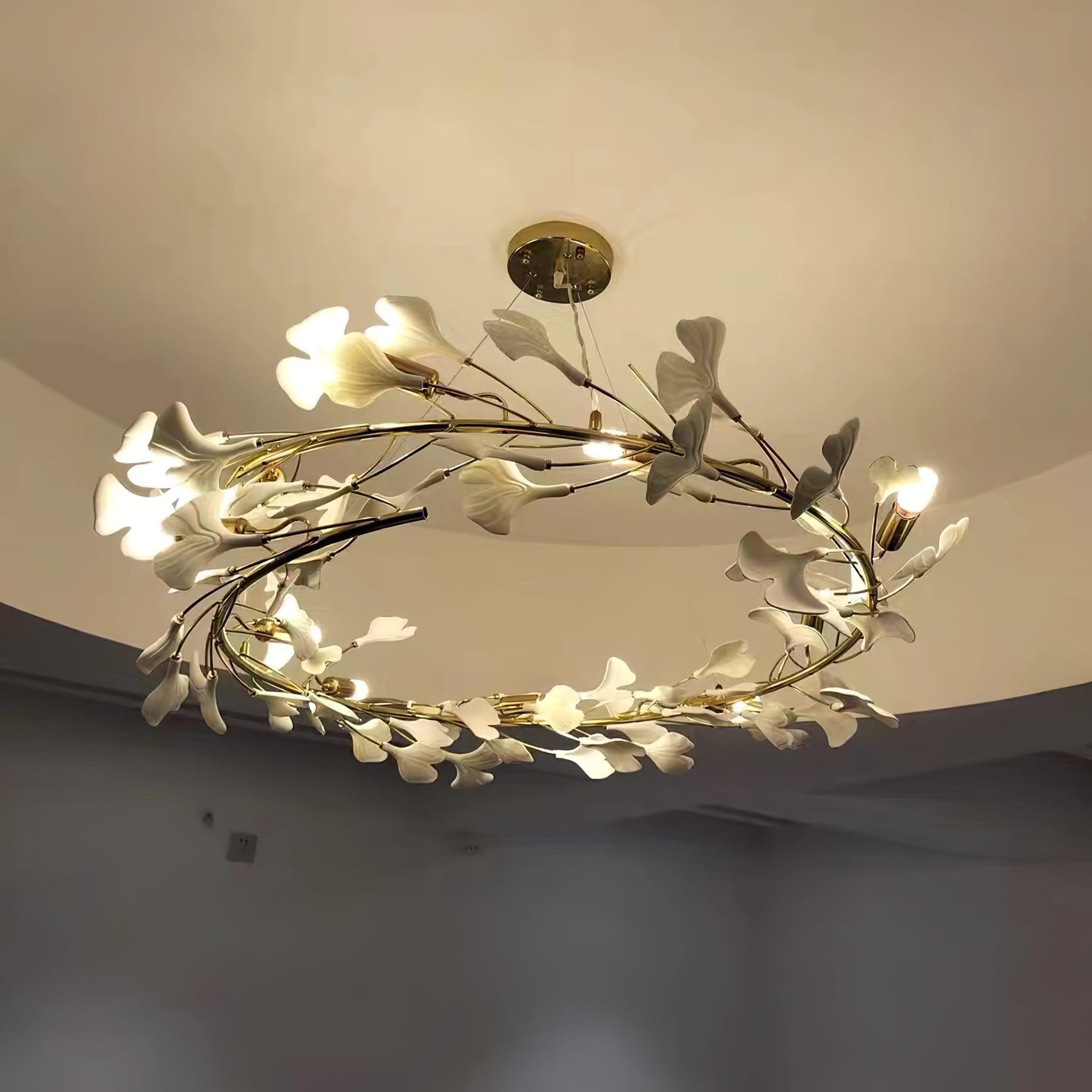 Gingko Chandelier U Style