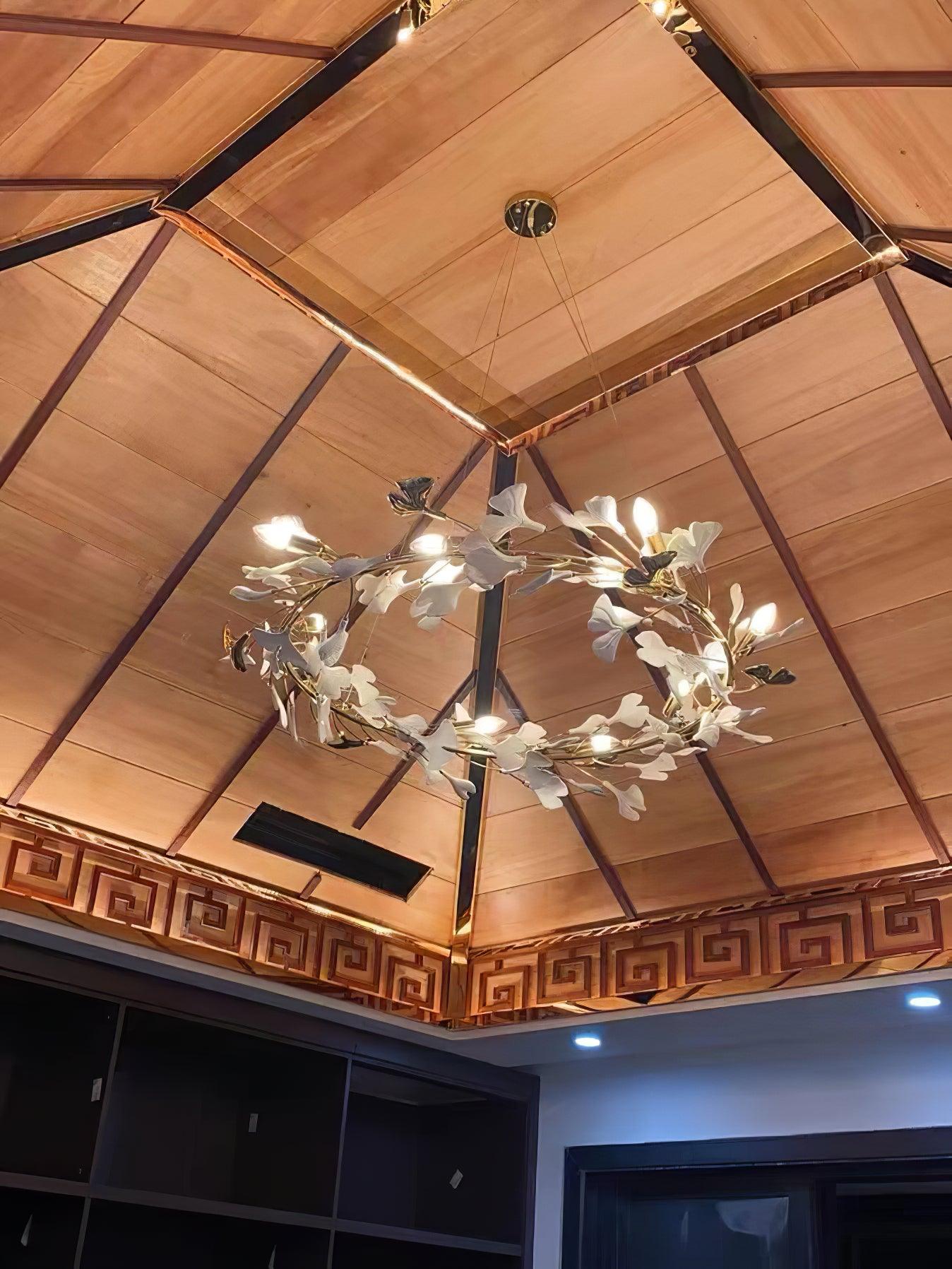 Gingko Chandelier U Style