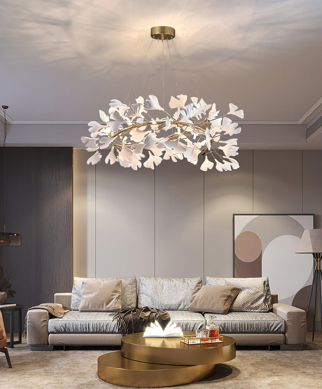 Gingko Chandelier U Style