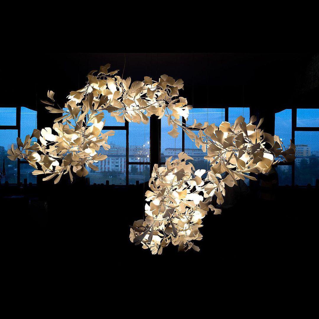 Gingko Chandelier C Style