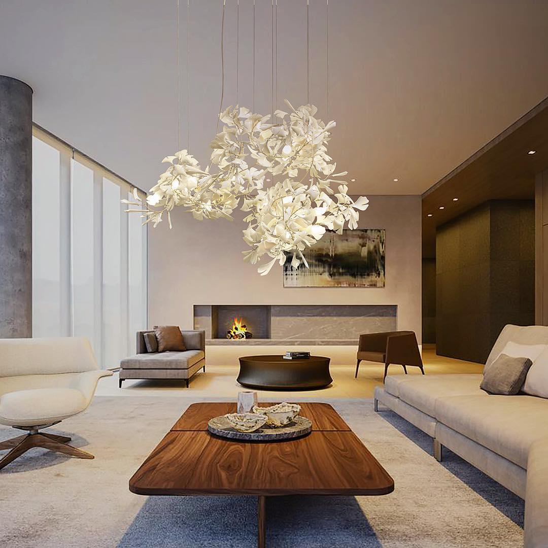 Gingko Chandelier C Style