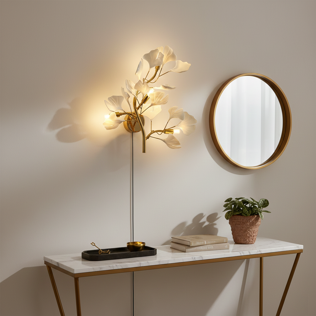 Ginkgo Neiman Plug In Wall Lamp
