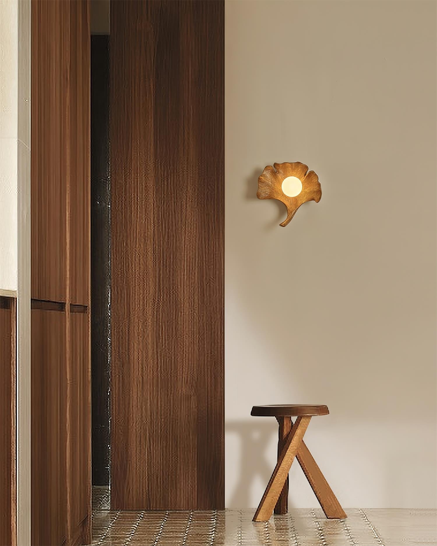 Ginkgo Leaf Wall Lamp
