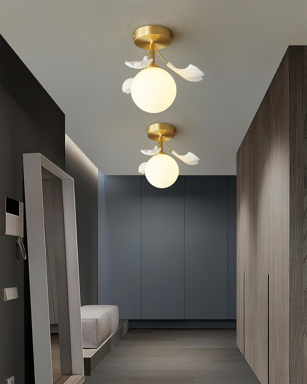 Ginkgo Rosalia Ceiling Light