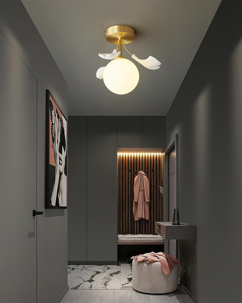 Ginkgo Rosalia Ceiling Light