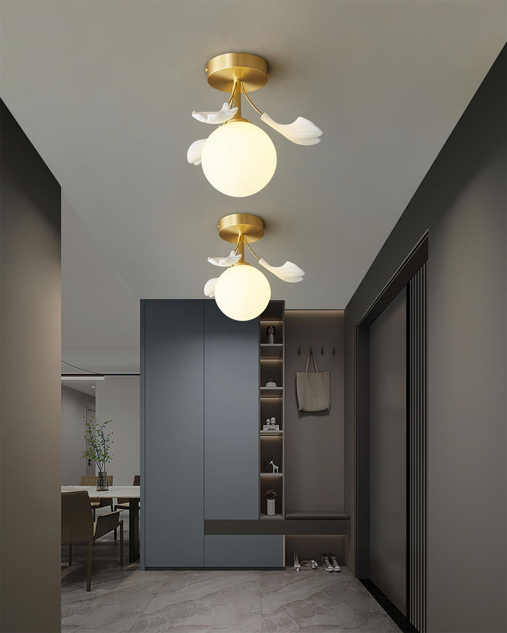 Ginkgo Rosalia Ceiling Light