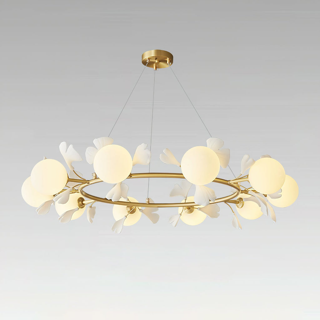 Ginkgo Rosalia Chandelier