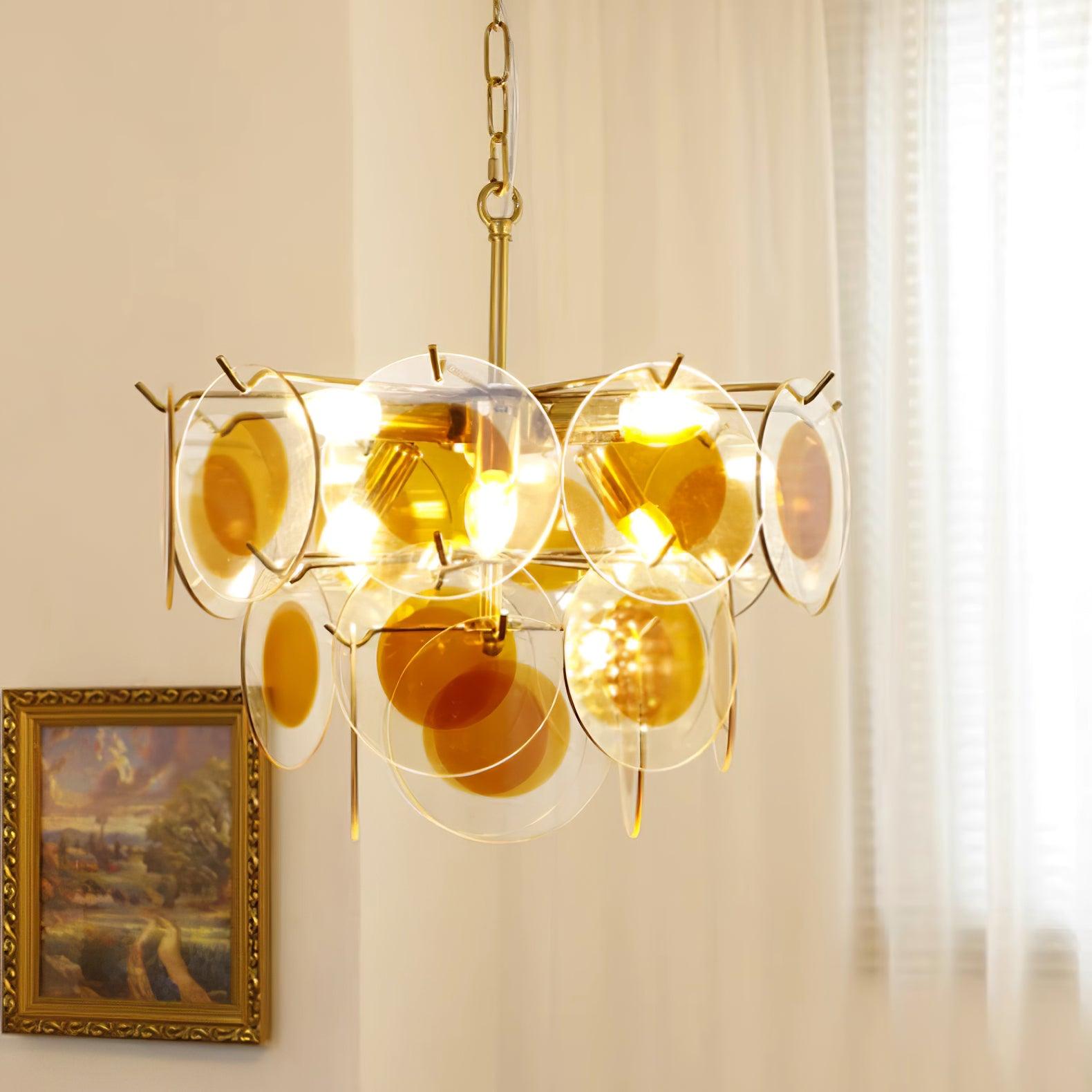 Gino Glass Chandelier