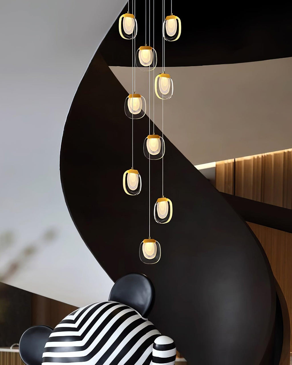 Glass Ripples Pendant Lamp