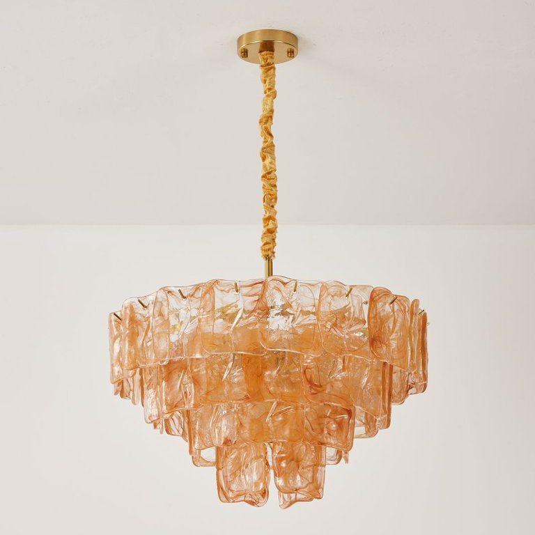 Glazed Tier Chandelier