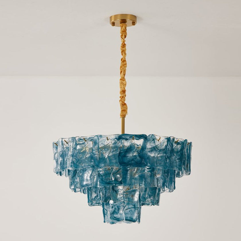 Glazed Tier Chandelier