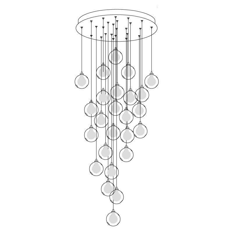 Globe Cluster Chandelier