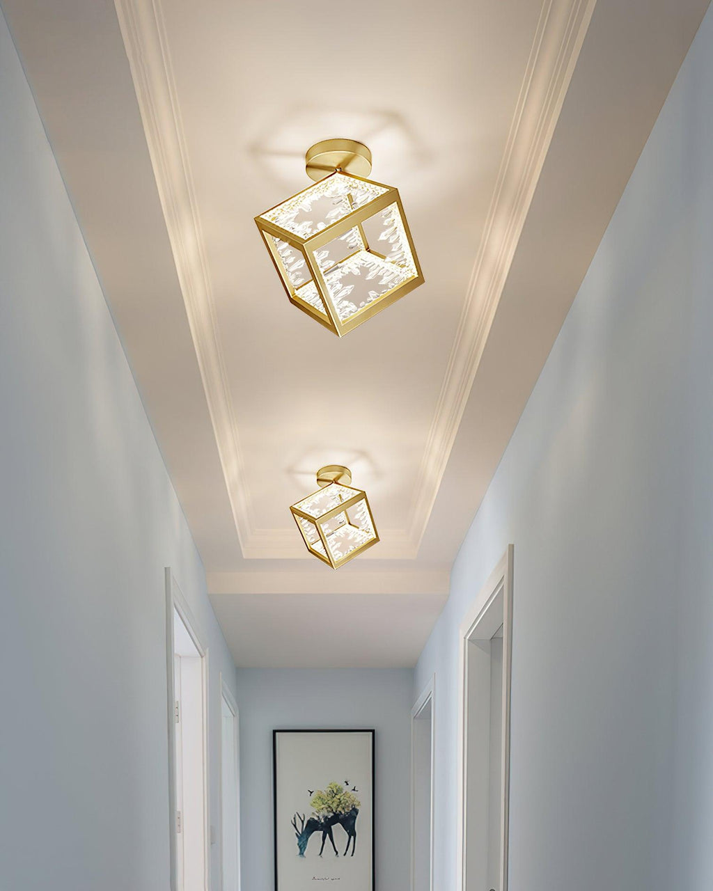 Gold Kristy Ceiling Light