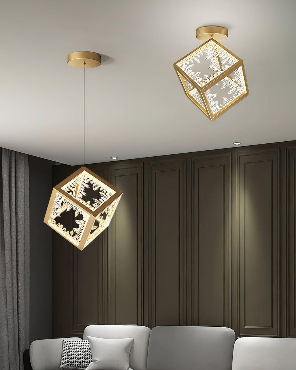Gold Kristy Ceiling Light