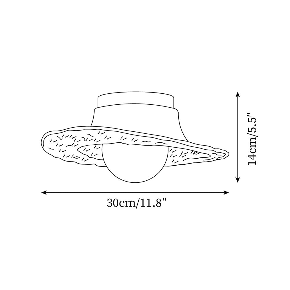 Grima Hat Ceiling Light