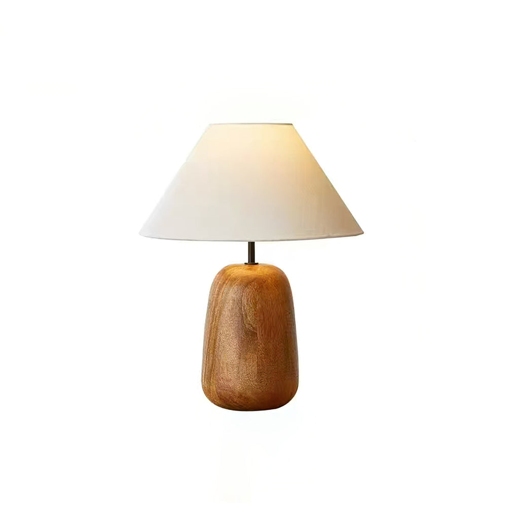 Groove Wood Table Lamp