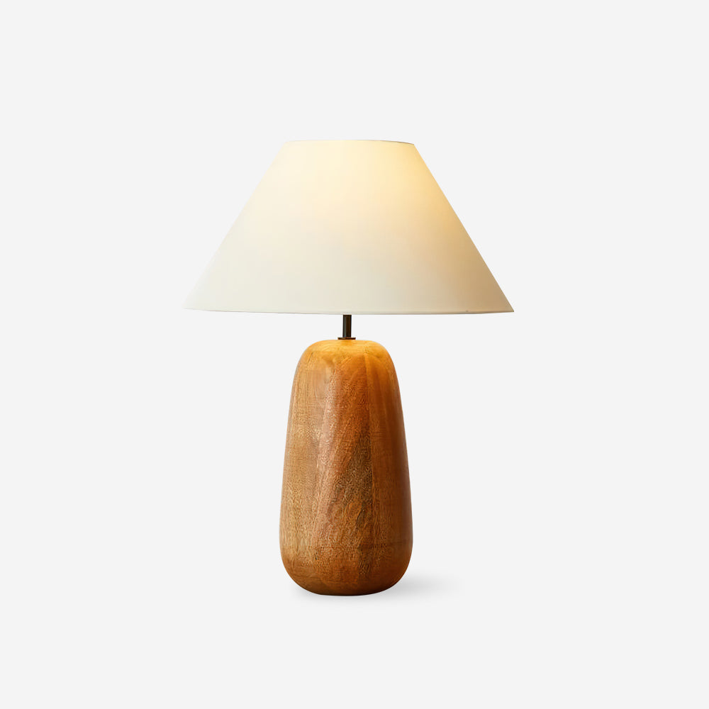 Groove Wood Table Lamp