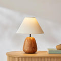Groove Wood Table Lamp