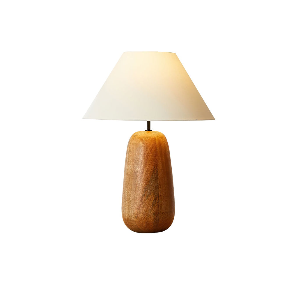 Groove Wood Table Lamp