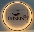 Custom Backlit Acrylic Beauty Logo Sign – Round Warm Light LED Wall Decor for Lash & Brow Studios