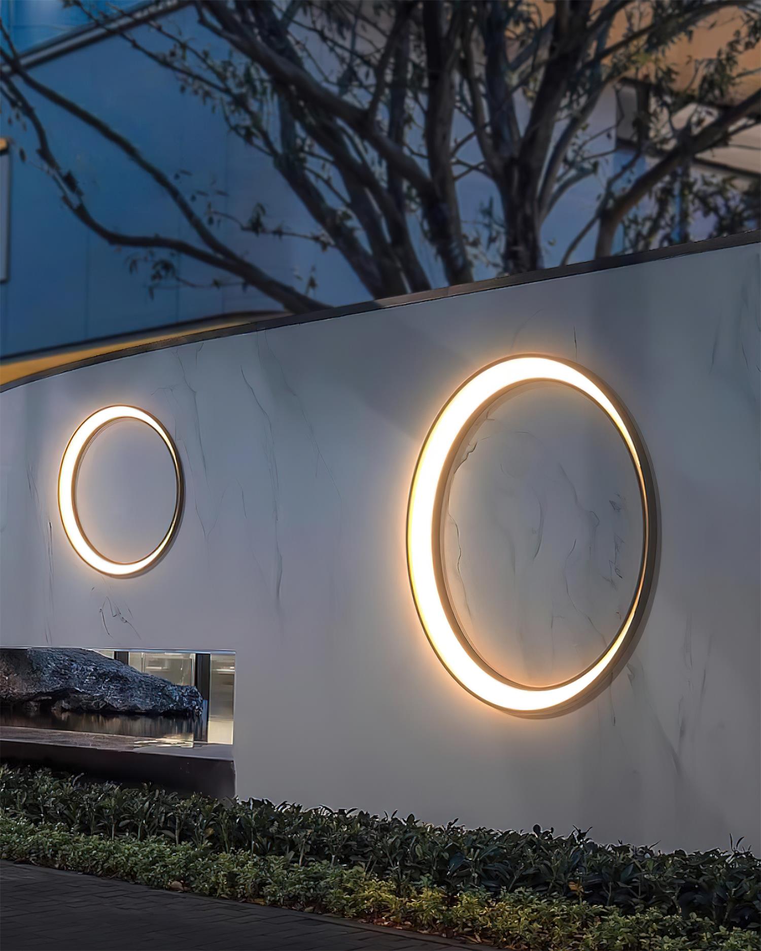 Half Moon Outdoor Wall Lamp