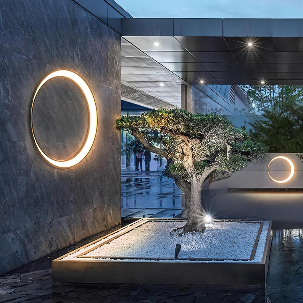 Half Moon Outdoor Wall Lamp