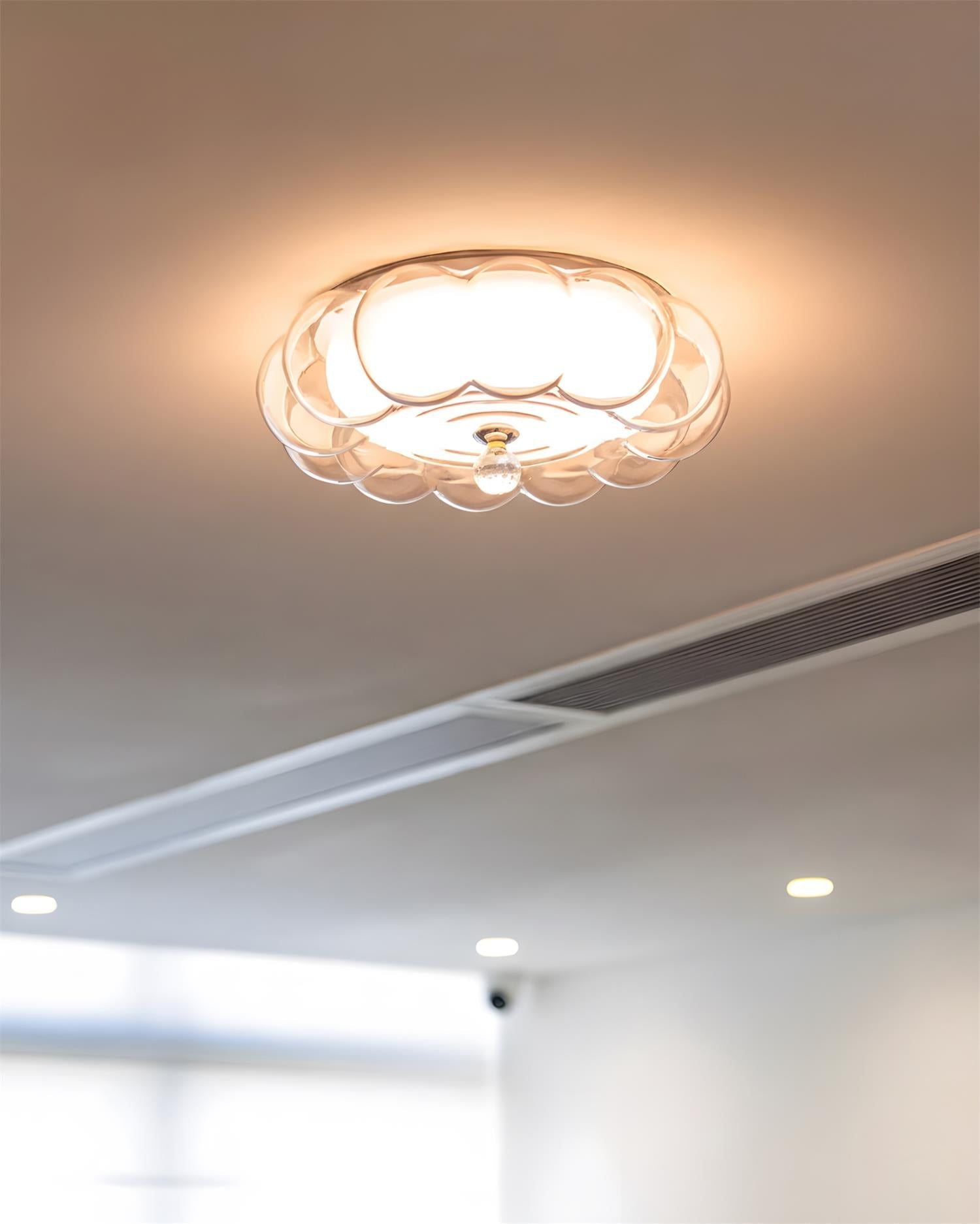 Hallowmere Glass Ceiling Lamp