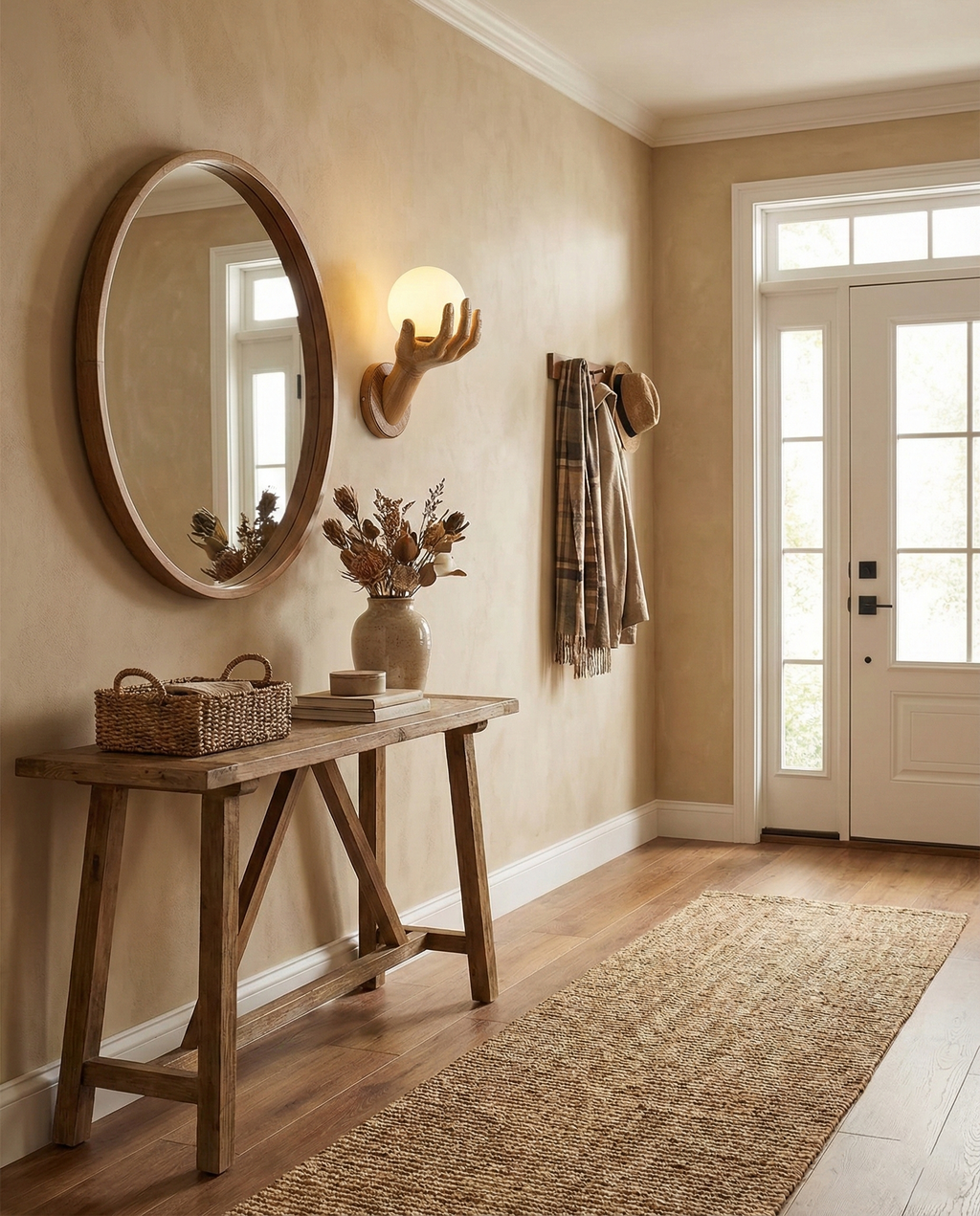 Hand of Victory Wall Lamp
