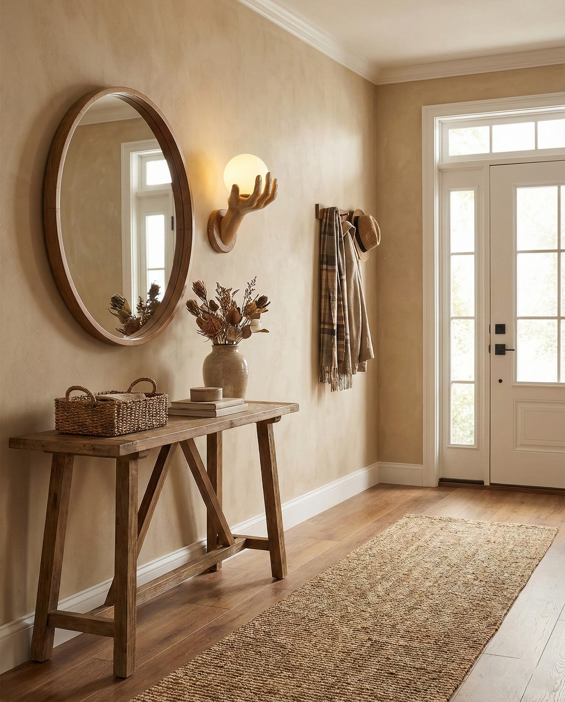 Hand of Victory Wall Lamp