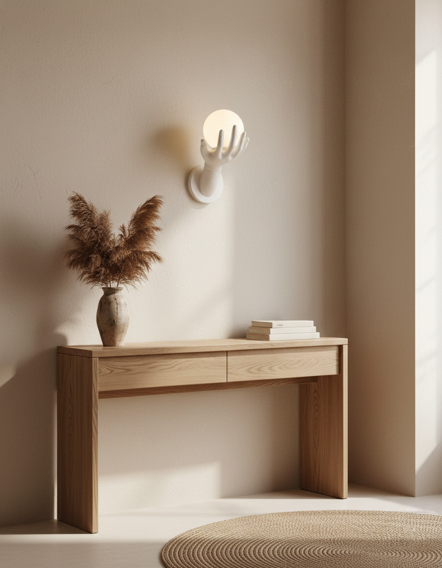 Hand of Victory Wall Lamp