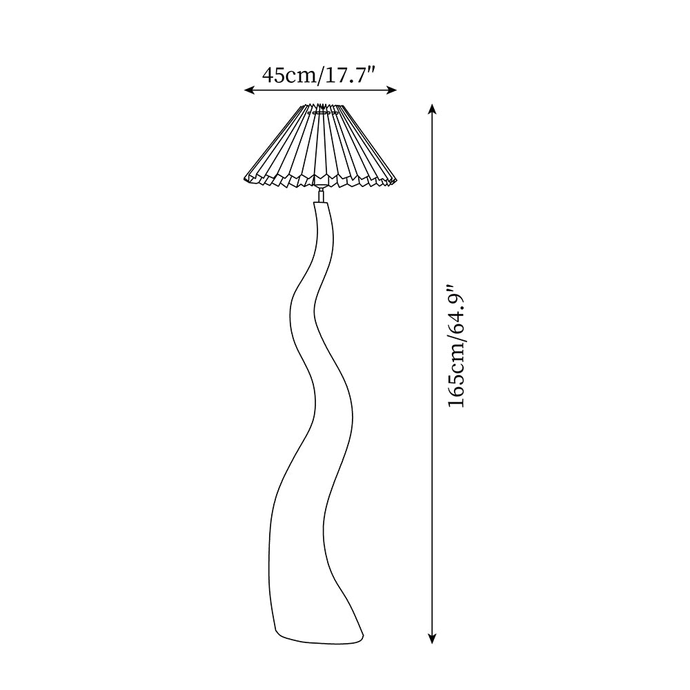 Haruki Twisted Floor Lamp