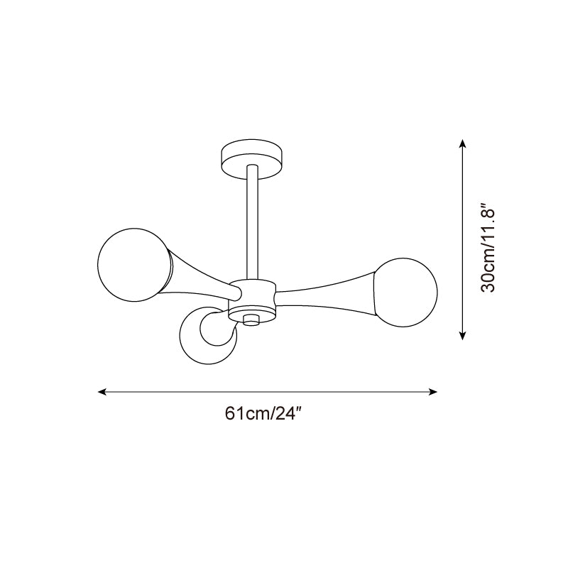 Hedra Ceiling Lamp