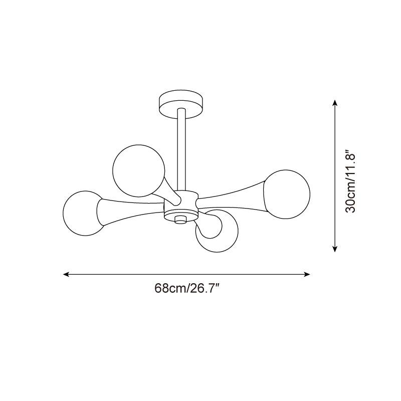 Hedra Ceiling Lamp