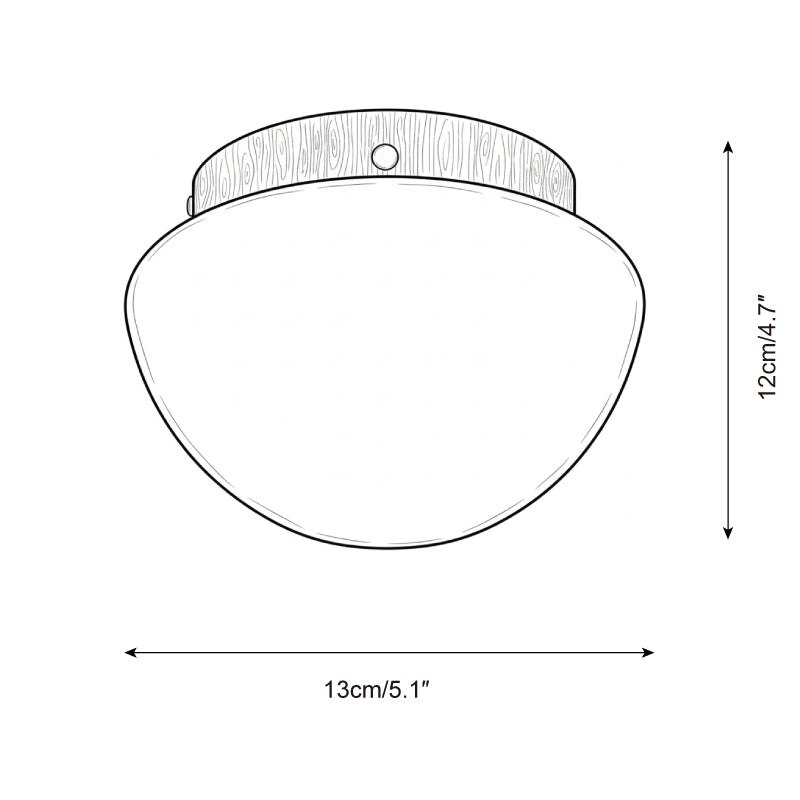 Honeyed Dome Ceiling Lamp