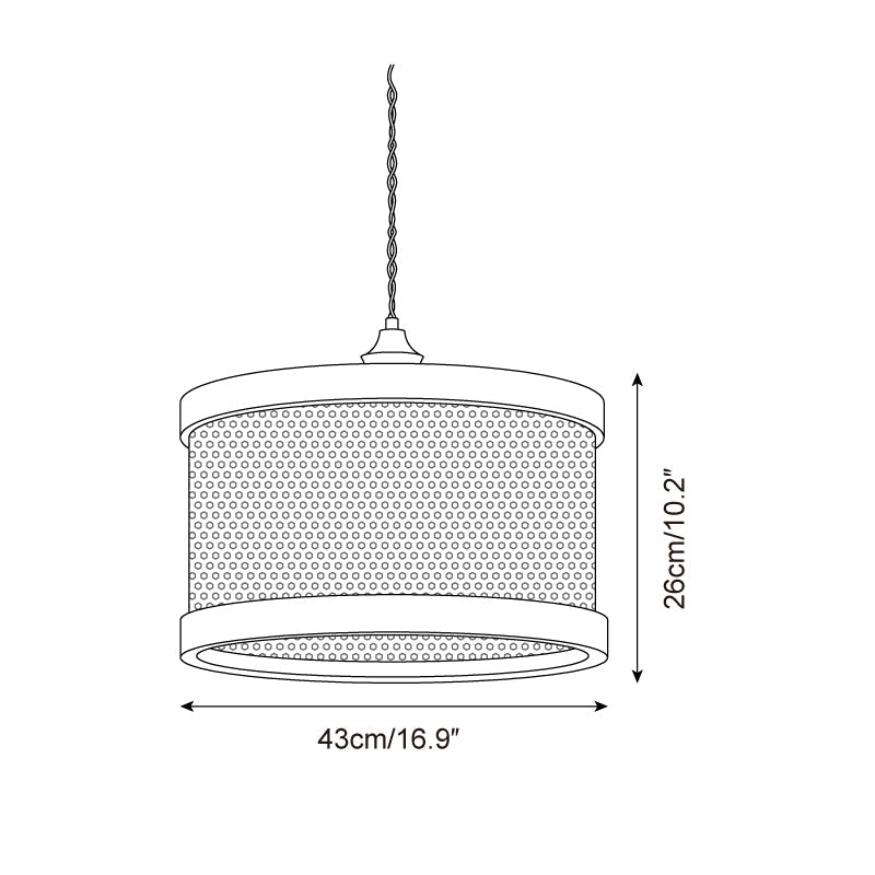 Hoopa Rattan Pendant Lamp