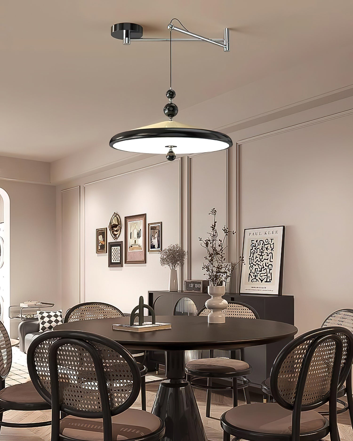 Hover Swing Arm Pendant Lamp